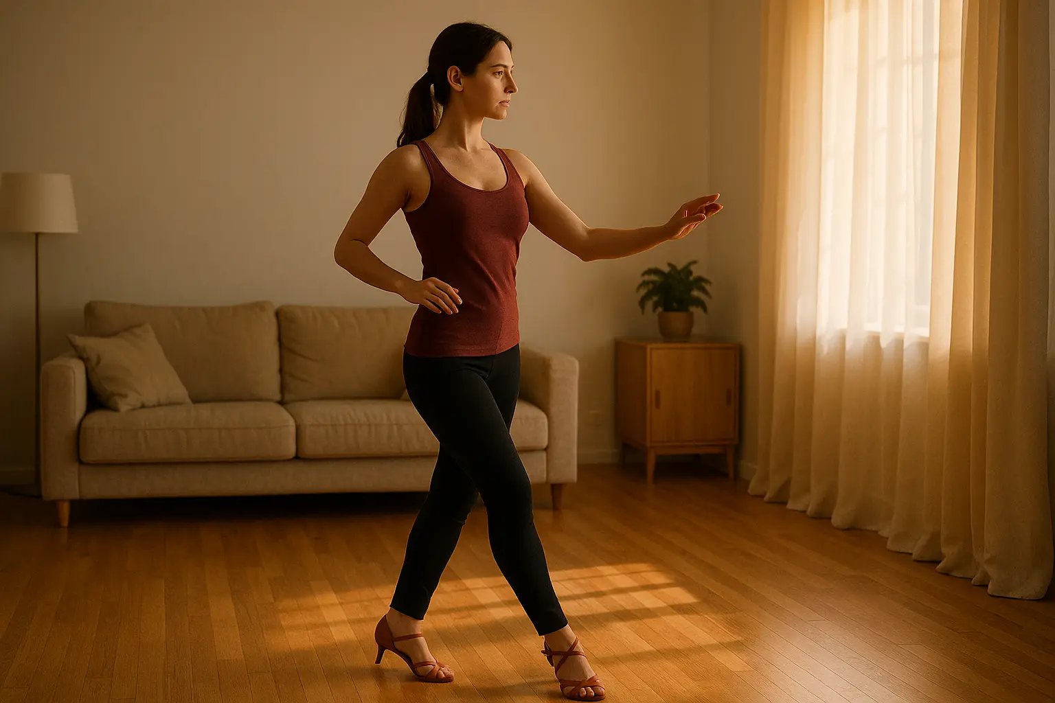 Jak trénovat tanec doma i bez partnera – praktický a přirozený průvodce